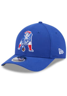 New Era New England Patriots Team Modern Crown 9FORTY Adjustable Hat - Blue