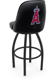 Los Angeles Angels Padded Swivel Pub Stool - Black