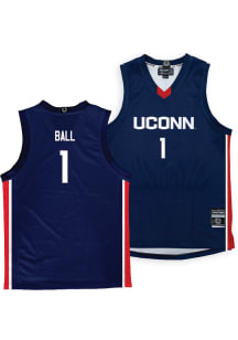 Solo Ball  Campus Ink UConn Huskies Navy Blue NIL Jersey