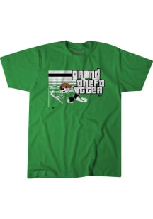 Jake Oettinger Dallas Stars Green Grand Theft Otter Short Sleeve Fashion Player T Shirt
