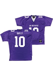 Logan Bartley   K-State Wildcats Purple NIL Purple Football Jersey