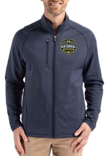 Cutter and Buck Michigan Wolverines Mens Navy Blue 2026 MBB Champions Pehastin Light Weight Jacket