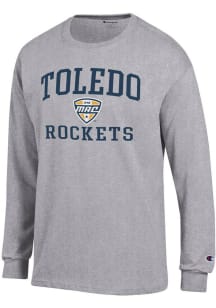 Champion Toledo Rockets Grey MAC Arch Jersey Long Sleeve T Shirt