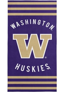 Washington Huskies Stripes Beach Towel