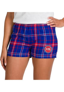 Concepts Sport Detroit Pistons Womens Red Ultimate Flannel Shorts