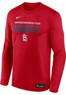 Nike St Louis Cardinals Red Authentic Collection Legend Long Sleeve T-Shirt