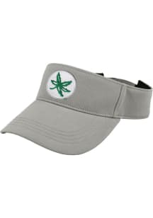 LogoFit Ohio State Buckeyes Mens Ash Slice Adjustable Visor