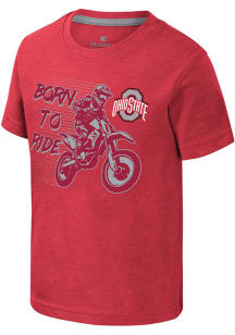 Colosseum Ohio State Buckeyes Toddler Red Slashblade Short Sleeve T-Shirt