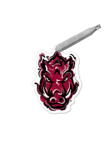 Arkansas Razorbacks Justin Patten Mascot Ornament - Cardinal