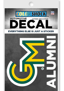 George Mason University Alumni Auto Decal - Green