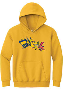 Summit Sportswear Drexel Dragons Youth Gold Alt Logo Secondary Long Sleeve Hoodie