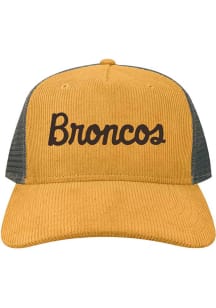 Western Michigan Broncos Roadie Corduroy Adjustable Hat - Gold