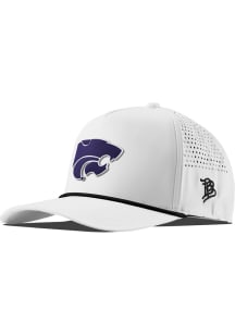 Branded Bills K-State Wildcats Curved 5 Panel Rope Adjustable Hat - White