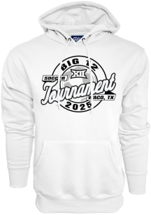 Blue 84 Big 12 Mens White Big 12 Women's Soccer Championships Long Sleeve Hoodie