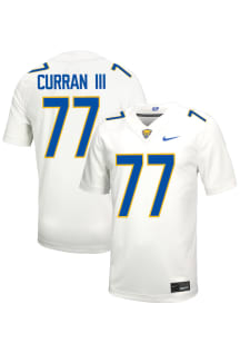 Nike Pitt Panthers White NIL Name And Number Football Jersey