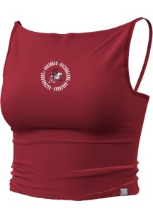 Champion Arkansas Razorbacks Womens Cardinal High Neck Tank Top