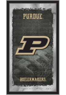 Purdue Boilermakers Football Hanging Back Bar Mirror