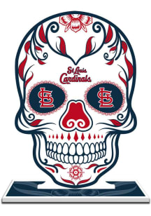 St Louis Cardinals Skull Figurine