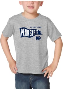 Penn State Nittany Lions Toddler Grey Knobby Retro Short Sleeve T-Shirt