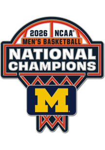 Michigan Wolverines Souvenir Collectors 2026 MBB National Champion Pin - Blue