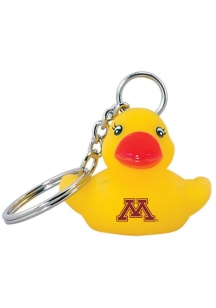 Minnesota Golden Gophers Rubber Duck Keychain - Maroon