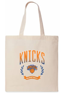 New York Knicks White Canvas Tote