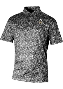 Columbia Purdue Boilermakers Mens Black Heat Seal Westside Country Short Sleeve Polo