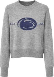 Penn State Nittany Lions Womens Grey EST. 1855 Long Sleeve Sweater