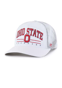 47 Ohio State Buckeyes Brrr Roscoe Mesh Hitch Adjustable Hat - White