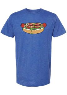 Summit Sportswear Wrigleyville Blue Hot Dog Short Sleeve T Shirt