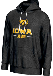 ProSphere Iowa Hawkeyes Mens Black ALUMNI Long Sleeve Hoodie