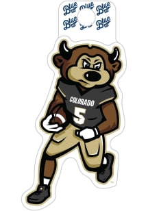 Colorado Buffaloes Juniors Mascot Chip Stickers - Black