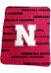 Nebraska Cornhuskers Classic design Fleece Blanket - Cardinal