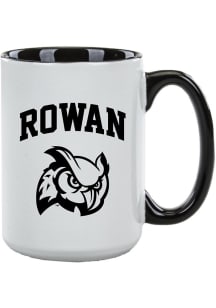 Rowan University 15oz Two Tone Academy Ceramic Mug - White