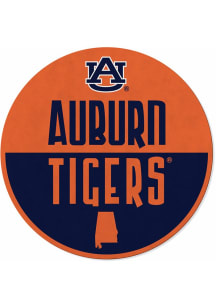 Auburn Tigers Round Classic Pennant - Orange