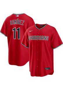 Jose Ramirez Cleveland Guardians Mens Replica Alt Jersey - Red
