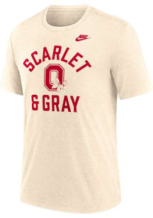 Nike Ohio State Buckeyes White Legacy Mantra Mascot Short Sleeve Fashion T Shirt