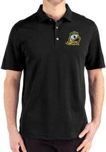 Cutter and Buck Oregon Ducks Black Advantage Refresh Pique Big and Tall Polo