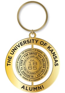 Kansas Jayhawks Alumni Spinner Keychain - Blue