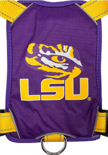 LSU Tigers Team Logo Harness Pet Collar