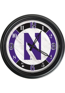 Northwestern Wildcats Outdoor LED Wall Clock
