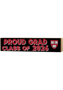 KH Sports Fan Harvard Crimson Class of 2026 Block Sign - Maroon