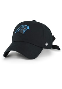 47 Carolina Panthers Black Bow Back Clean Up Womens Adjustable Hat