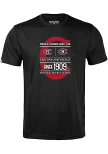 Levelwear Montreal Canadiens Black Richmond Acumen Short Sleeve T Shirt