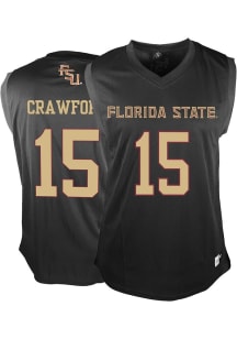 Jalen Crawford  Genuine Collective Florida State Seminoles Black NIL Jersey