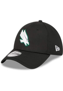 New Era North Texas Mean Green Mens Black DL Team Pop 39THIRTY Flex Hat