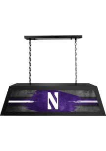 Northwestern Wildcats Long Black Billiard Lamp
