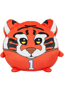 Clemson Tigers Team Mascot Throw Pillow - Orange