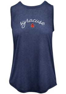 Syracuse Orange Womens Navy Blue Hottie Tank Top