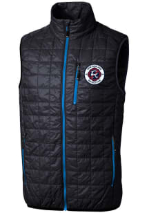 Cutter and Buck New England Revolution Mens Navy Blue Rainier PrimaLoft Sleeveless Jacket